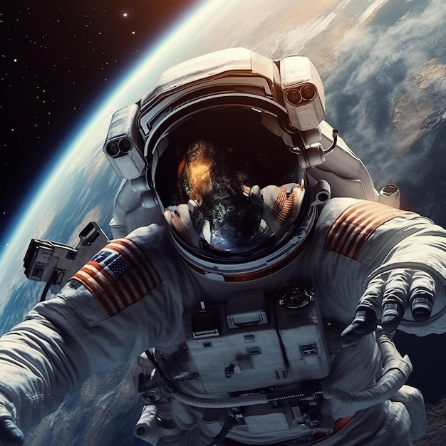 Wonderful graphic astronaut space high images Generative AI