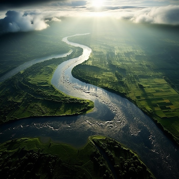 wonderful river landscapes