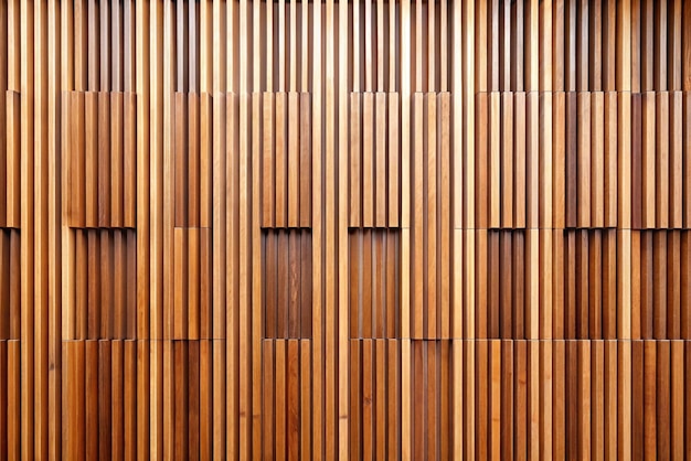 Wood background banner panorama long Brown wooden acoustic panels wall texture seamless pattern