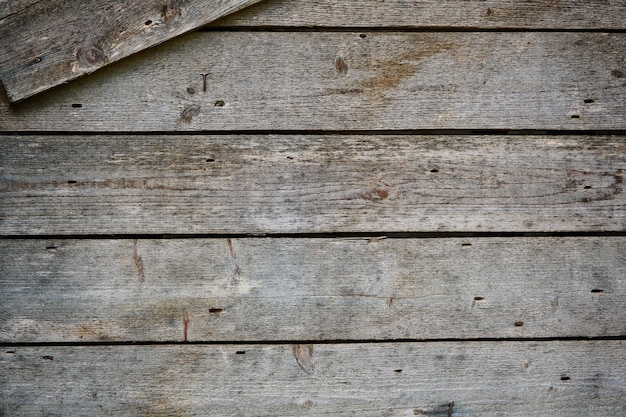 Wood Background Old gray wood background made of dark natural wood in grunge style Top view Natural raw planed texture of coniferous pine Copy space