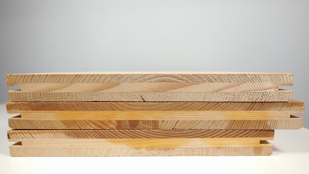 Wood planks on table