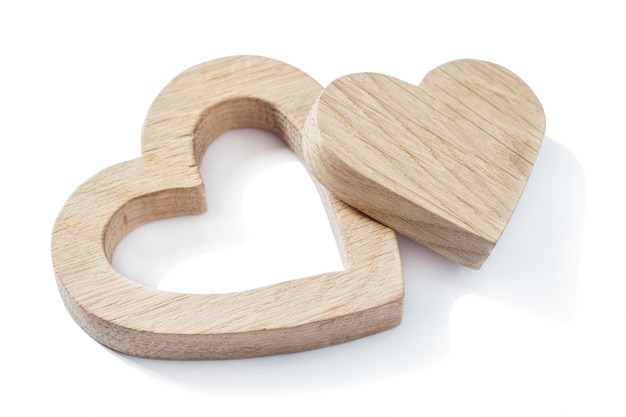 Wood simbol hearts