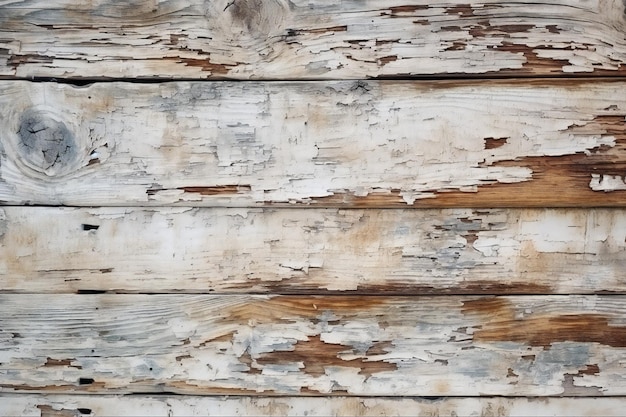 wood texture old wood board pattern white background with copy space Generative AI