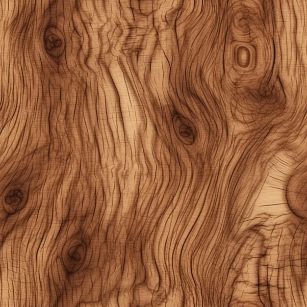 A wood texture that is brown with a pattern of lines and knots.