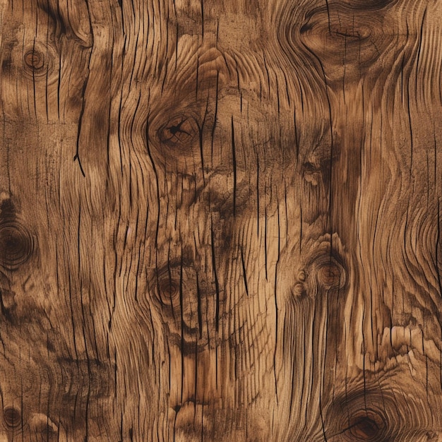 A wood texture that is brown with a pattern of lines and knots.