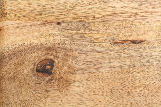 Wood texture with a knot in a close up view