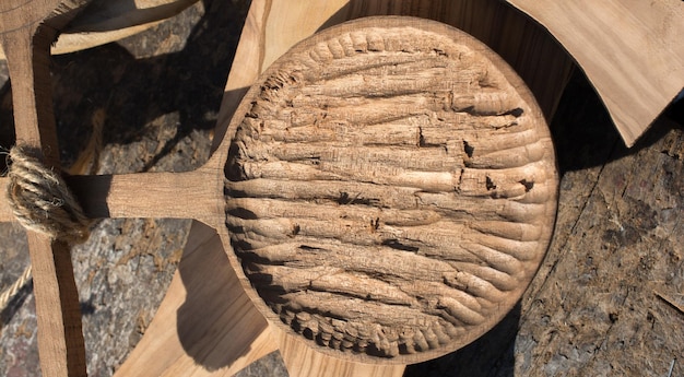 Wood texture with natural patterns