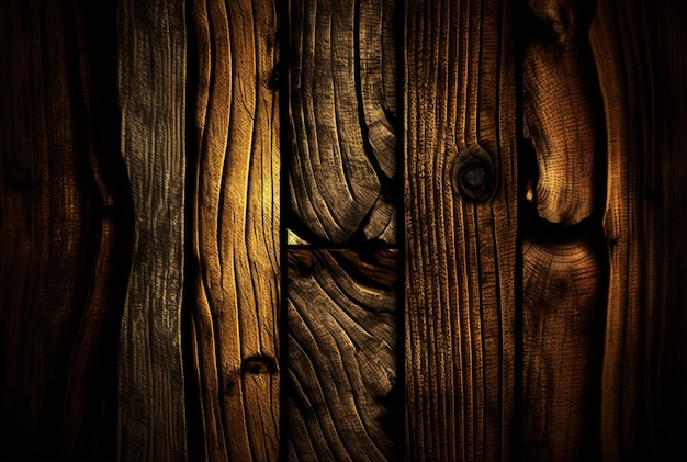 Wood texture Wood background with copy space Generative AI