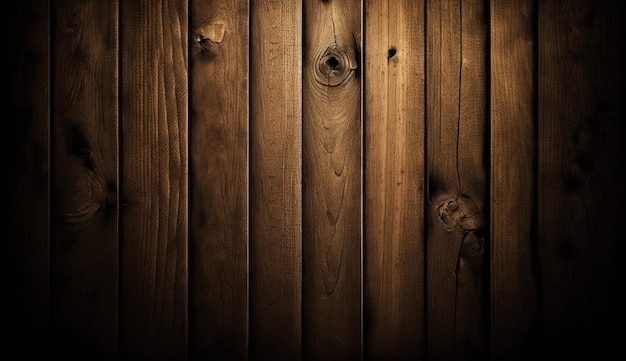 Wood wall texture with a dark background