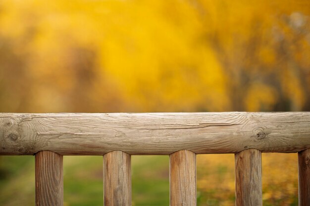 Wood with natural leaves