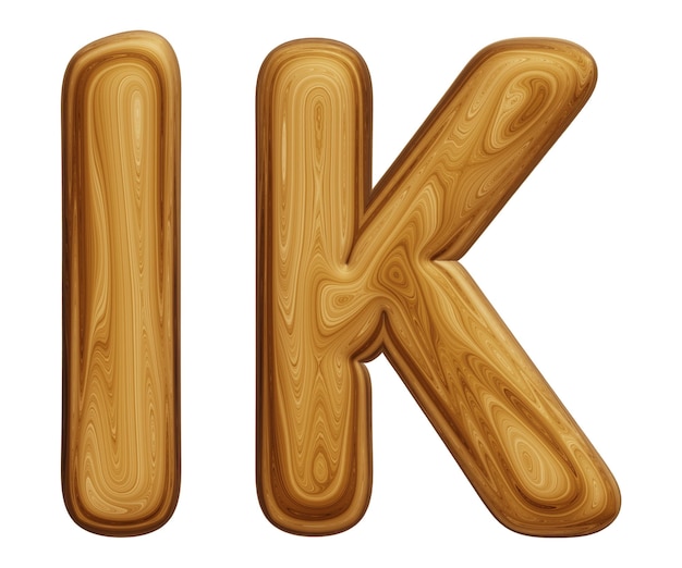 Wooden 1k for followers and subscribers celebration