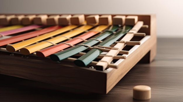 Photo a wooden abacus with the word abacus on it