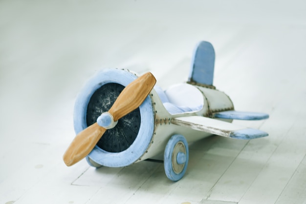 Wooden airplane for children, Eco-friendly beautiful toy