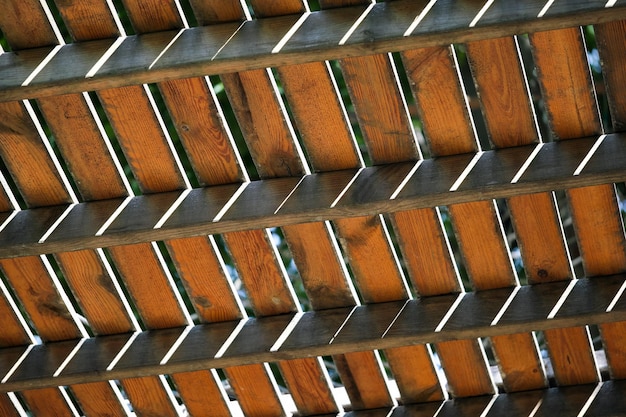 Wooden background of brown even boards