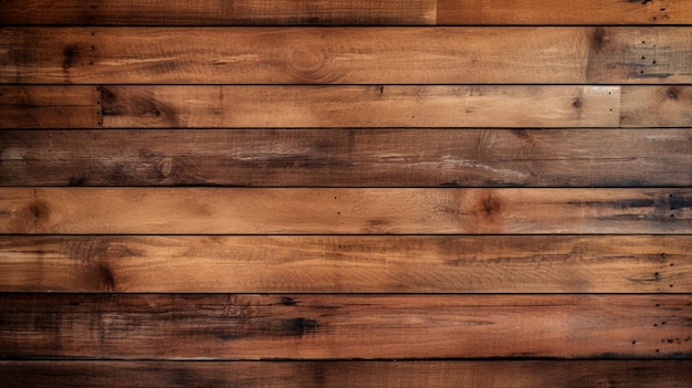 Wooden background texture with brown wood planks wood texture Generative AI