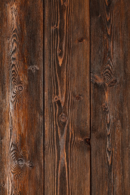 Wooden background, vertical striped timber desk, old table or floor