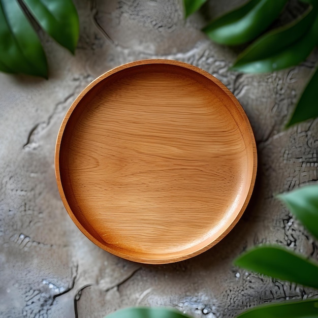 A wooden bowl with a wooden lid on a table