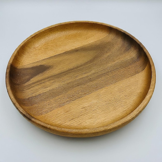 a wooden bowl with a wooden rim that says quot no quot on it