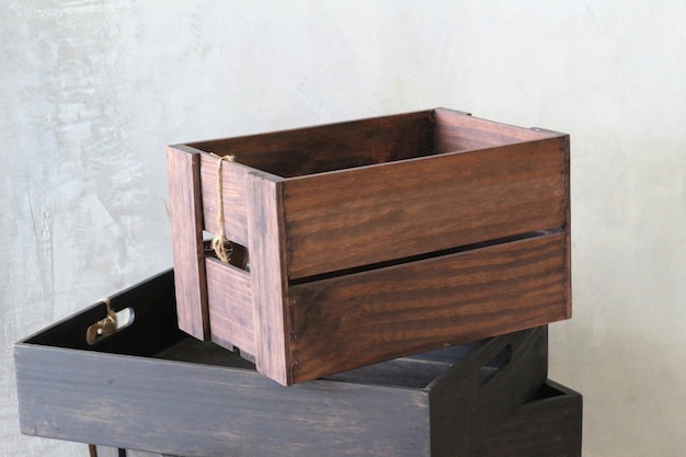 wooden box