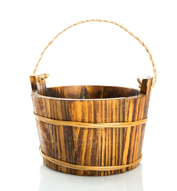 Wooden bucket