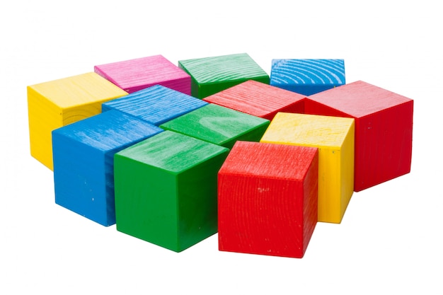 Wooden building blocks