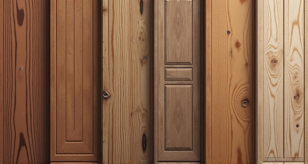 Photo a wooden cabinet with a door that says  no door  on it