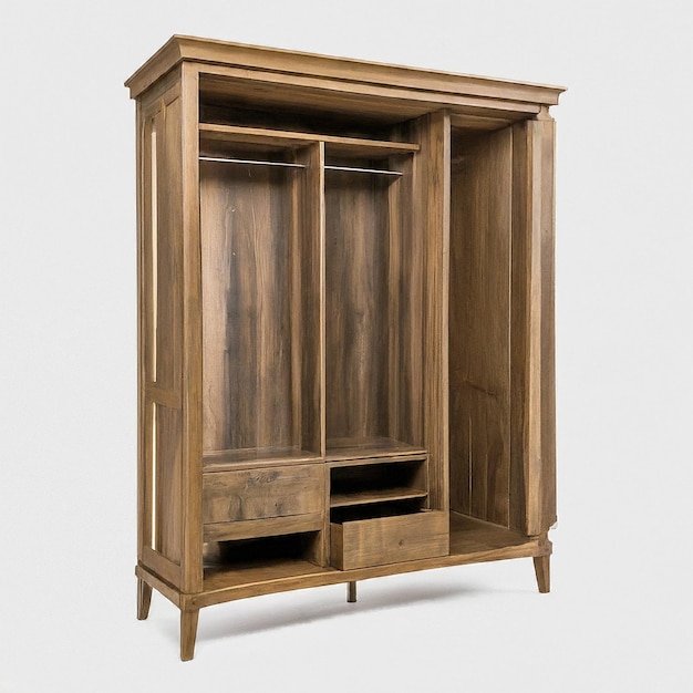 a wooden cabinet with a glass door that says quot the number 4 quot