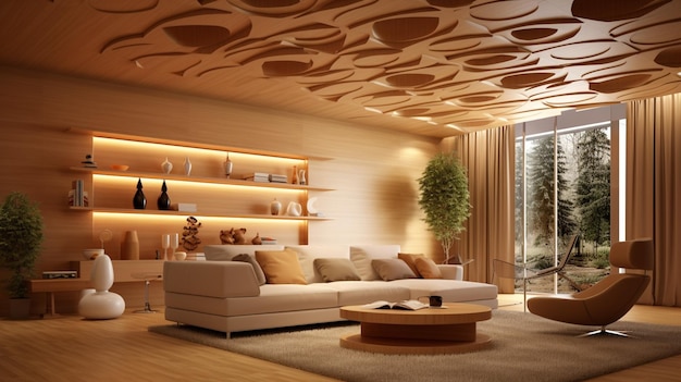 Wooden Ceiling Decor