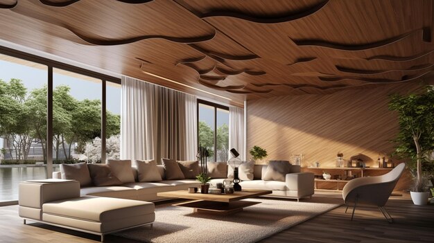 Wooden Ceiling Decor