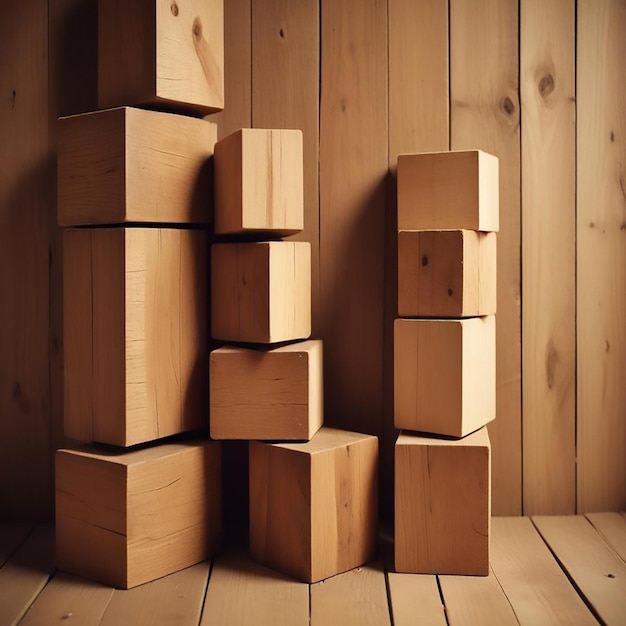 a wooden cube is made of wood and is made by a wooden cube