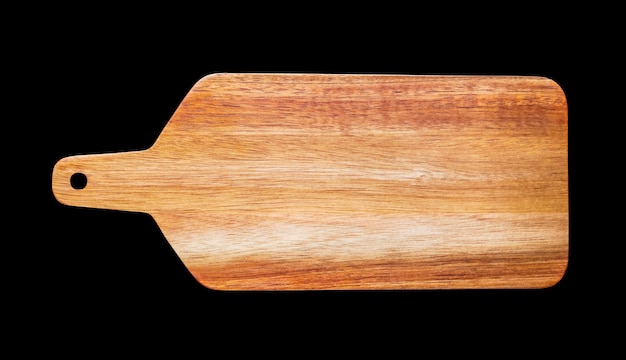 Wooden cutting board isolated