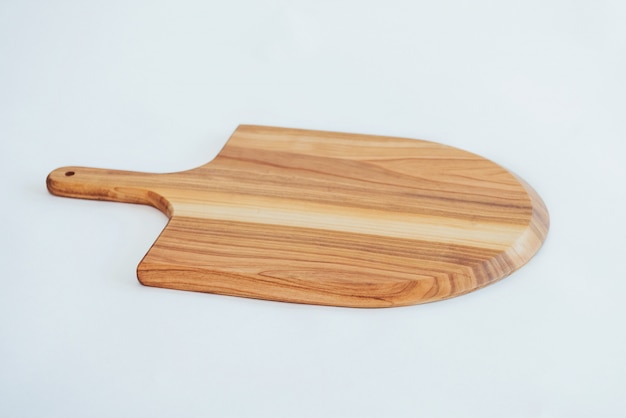 Wooden cutting board isolated