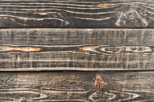 Wooden dark background made of old boards with a place to copy.