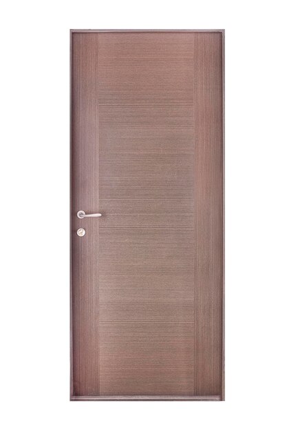 Wooden door isolate