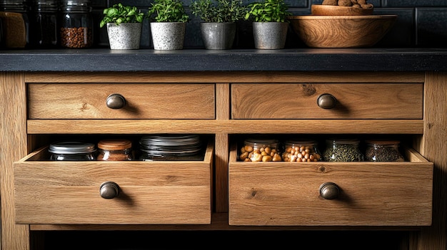 Wooden Drawer Shelves Practical And Stylish Storage Solution