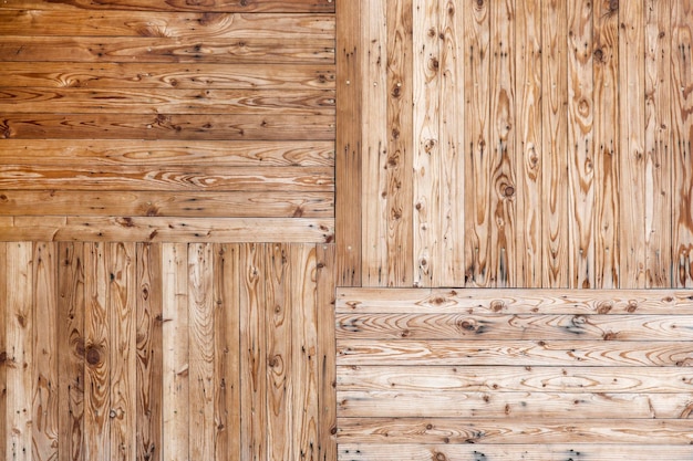 Wooden facade backdrop detail Wood stript paneling background texture