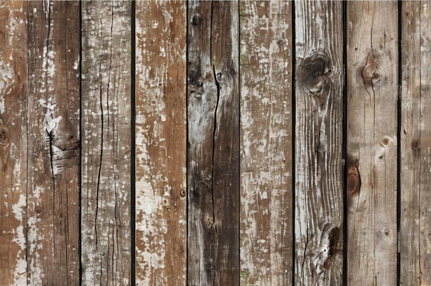 Photo a wooden fence with a white spot on the top of it