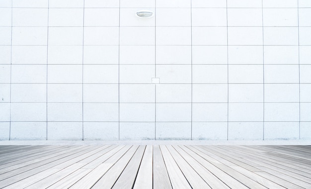 wooden floor interior with white  wall room