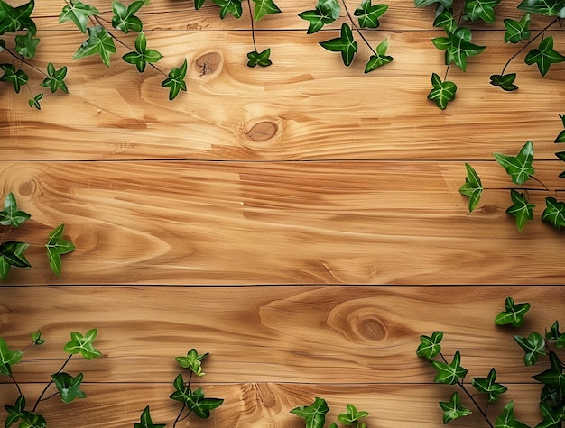 a wooden floor with a bunch of green onions on it