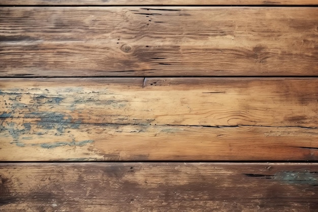 A wooden floor with a green stain.