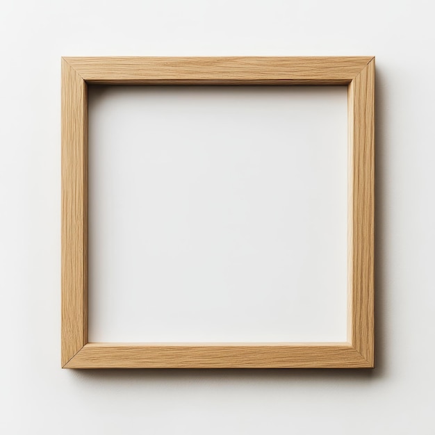 a wooden frame with a wooden frame on the left side