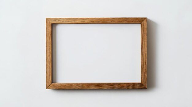 a wooden frame with a wooden frame on the wall