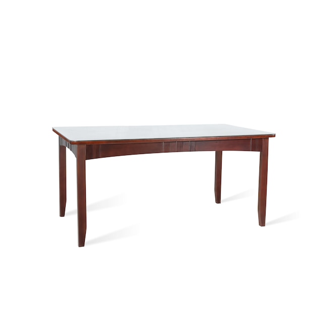 A wooden and glass table modern wooden classy brown color