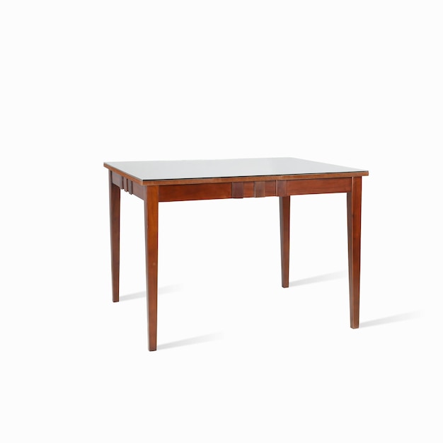 A wooden and glass table modern wooden classy brown color