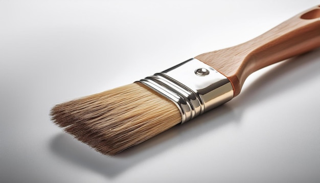 Wooden paint brush