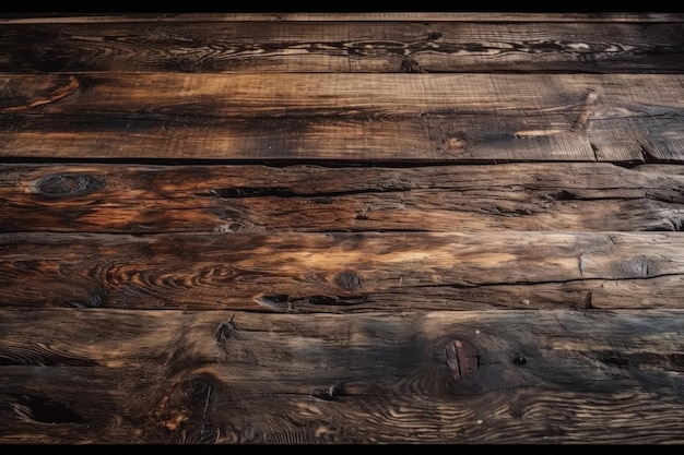 Wooden plank wall texture created with Generative AI technology