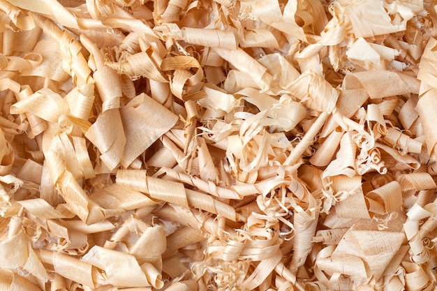 wooden sawdust or shavings texture background