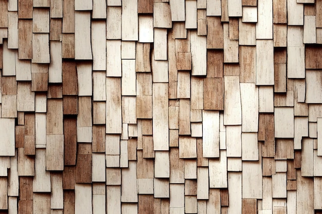 Wooden seamless textile pattern 3d illustrated