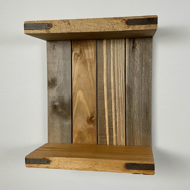 a wooden shelf with a wooden frame that says quot the number 1 quot on it