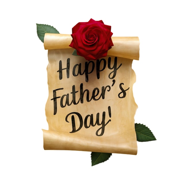 Photo a wooden sign that says happy fathers day